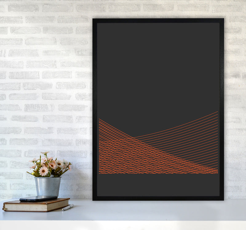 Minimal Geometric Series - 11 Art Print by Jason Stanley A1 White Frame