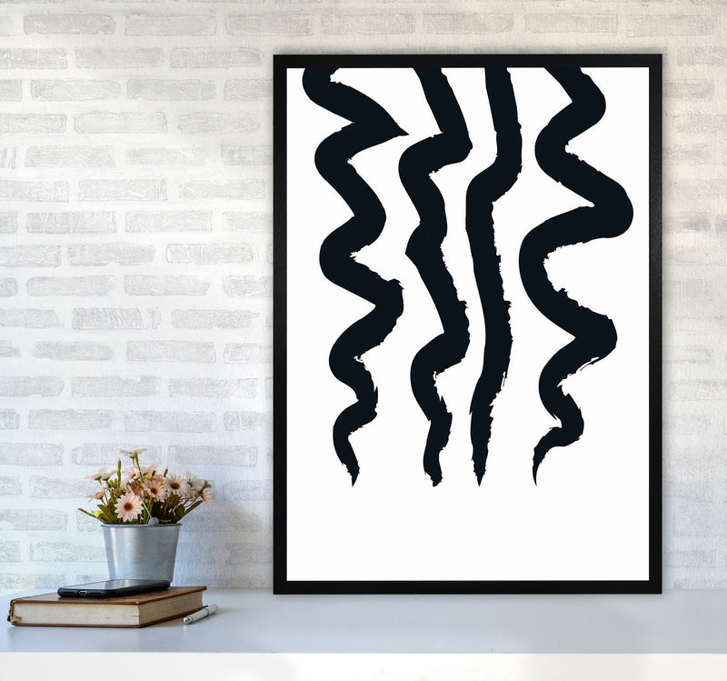 Minimal Geometric Series - 45 Art Print by Jason Stanley A1 White Frame