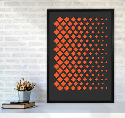 Minimal Geometric Series - 33 Art Print by Jason Stanley A1 White Frame