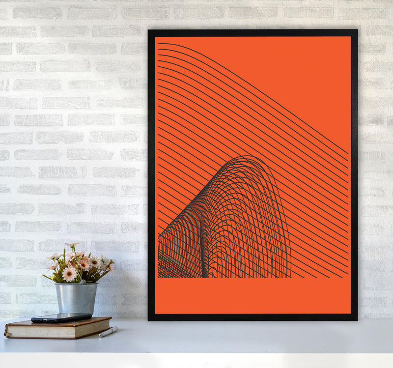 Minimal Geometric Series - 12 Art Print by Jason Stanley A1 White Frame