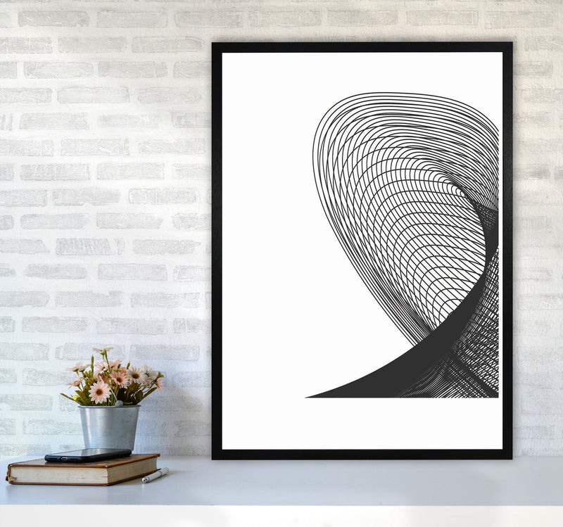Minimal Geometric Series - 14 Art Print by Jason Stanley A1 White Frame