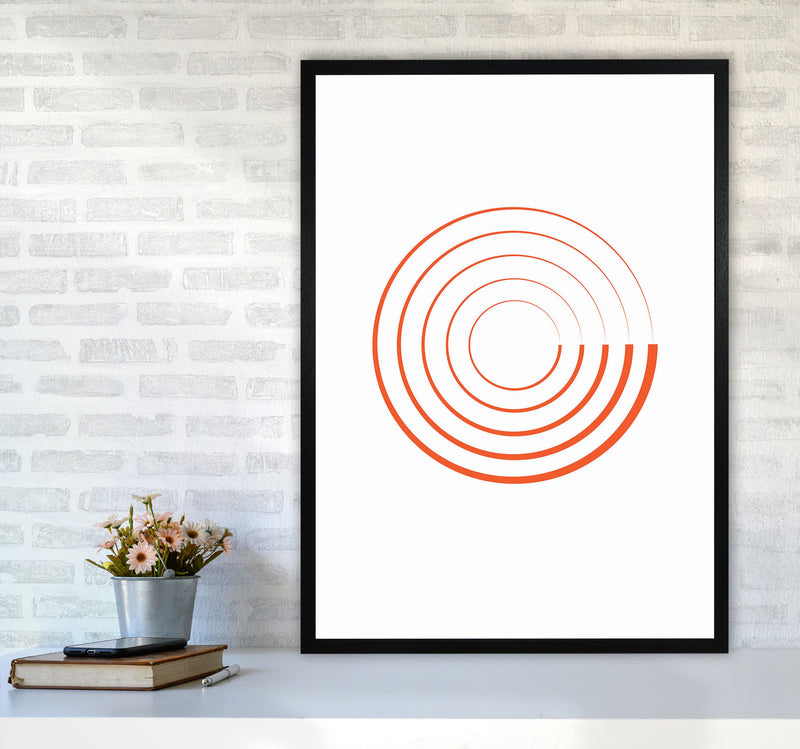 Minimal Geometric Series - 29 Art Print by Jason Stanley A1 White Frame
