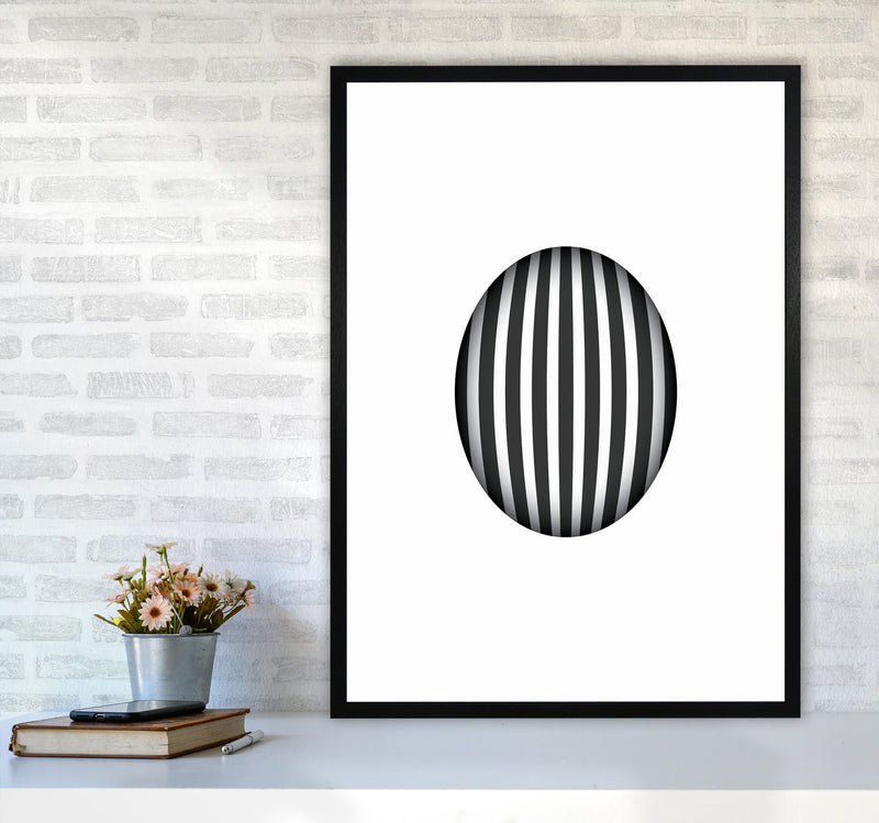 Minimal Geometric Series - 47 Art Print by Jason Stanley A1 White Frame