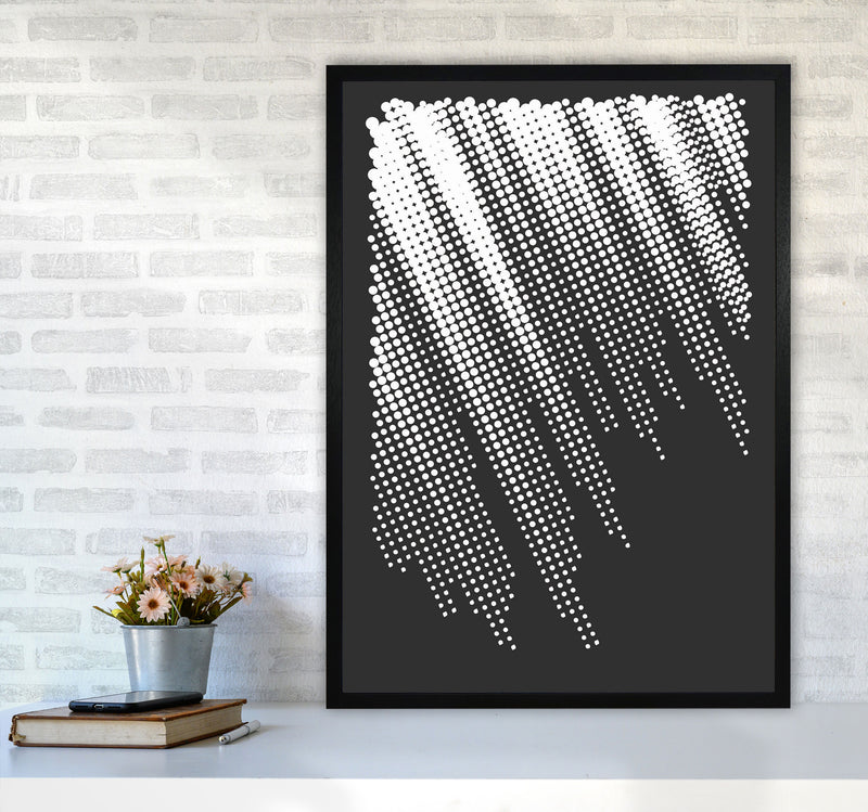 Minimal Geometric Series - 40 Art Print by Jason Stanley A1 White Frame