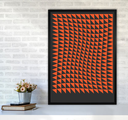 Minimal Geometric Series - 19 Art Print by Jason Stanley A1 White Frame