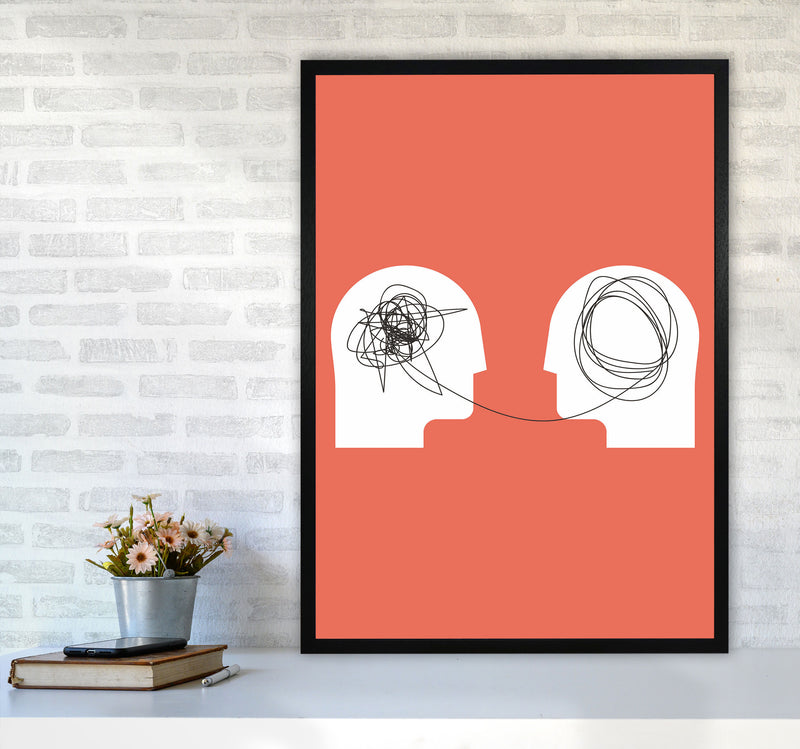 Disorganized To Organized Art Print by Jason Stanley A1 White Frame