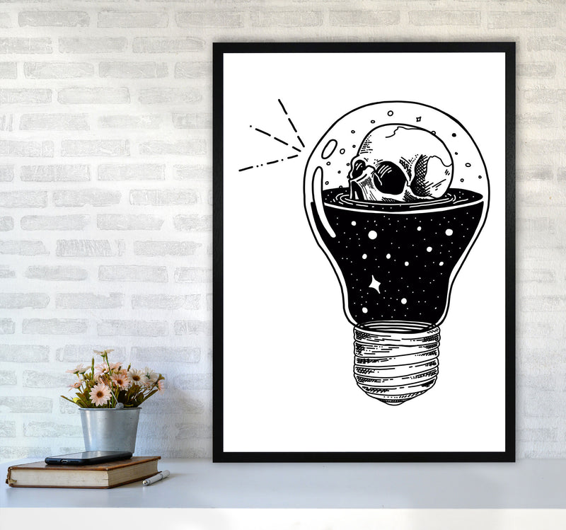 I Think He Had An Idea Art Print by Jason Stanley A1 White Frame
