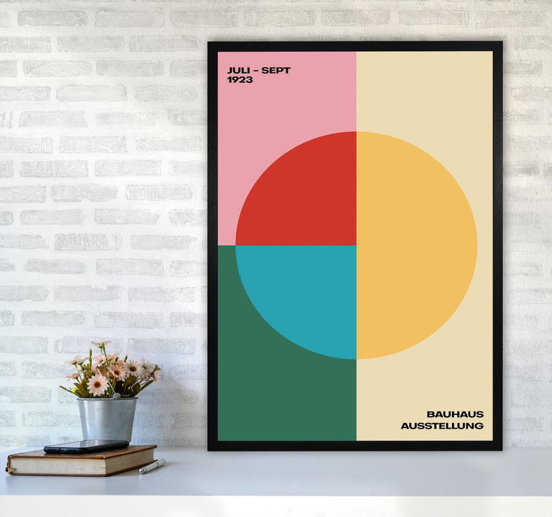 Bauhaus Juli-Sept 1923 Art Print by Jason Stanley A1 White Frame