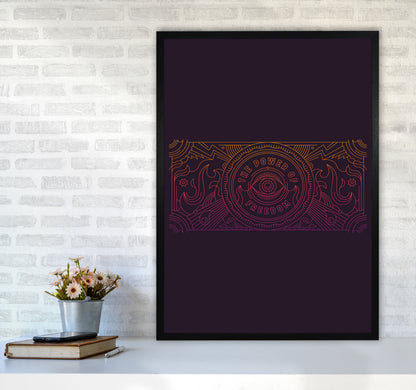 The Power Of Freedom Art Print by Jason Stanley A1 White Frame