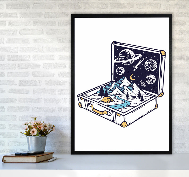 Carry On Carry All Art Print by Jason Stanley A1 White Frame