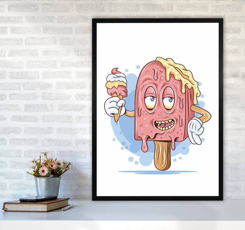 Don'T Let Me Melt Art Print by Jason Stanley A1 White Frame