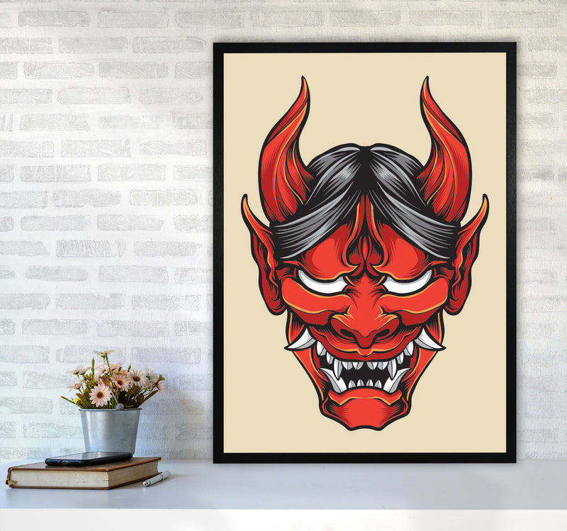 Japanese Folklore Art Print by Jason Stanley A1 White Frame