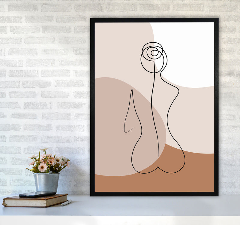 Female Figure III Art Print by Jason Stanley A1 White Frame