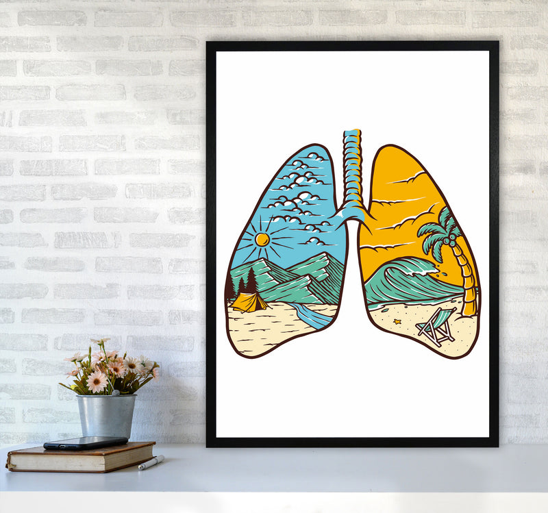 Breathe It All In Art Print by Jason Stanley A1 White Frame