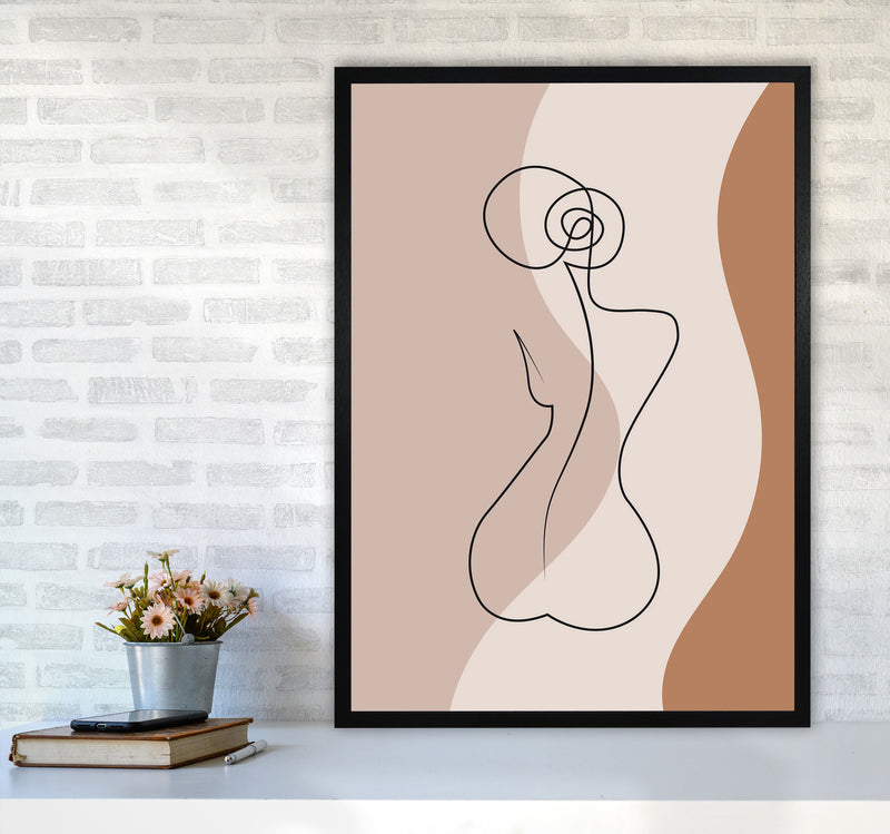 Female Figure I Art Print by Jason Stanley A1 White Frame