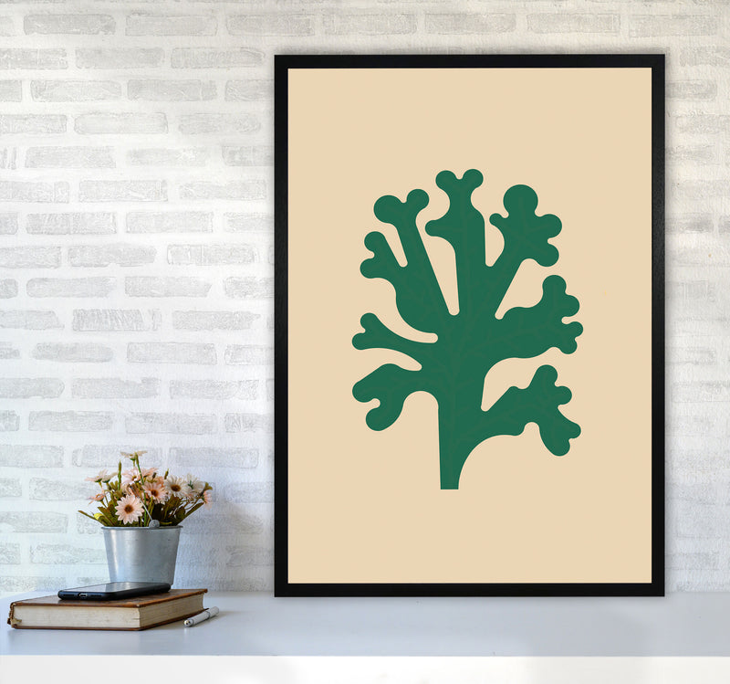 Cutout Seaweed Art Print by Jason Stanley A1 White Frame