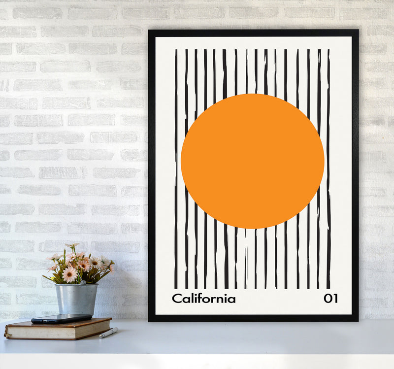 California 01 Art Print by Jason Stanley A1 White Frame
