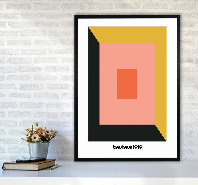 Bauhaus 1919 Art Print by Jason Stanley A1 White Frame