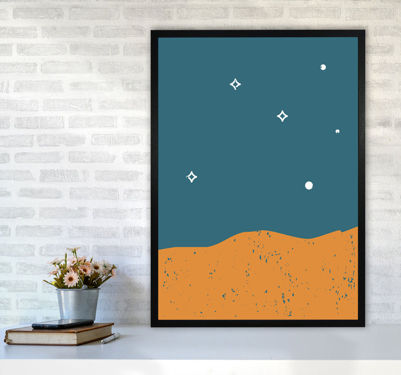 Starry Night Art Print by Jason Stanley A1 White Frame