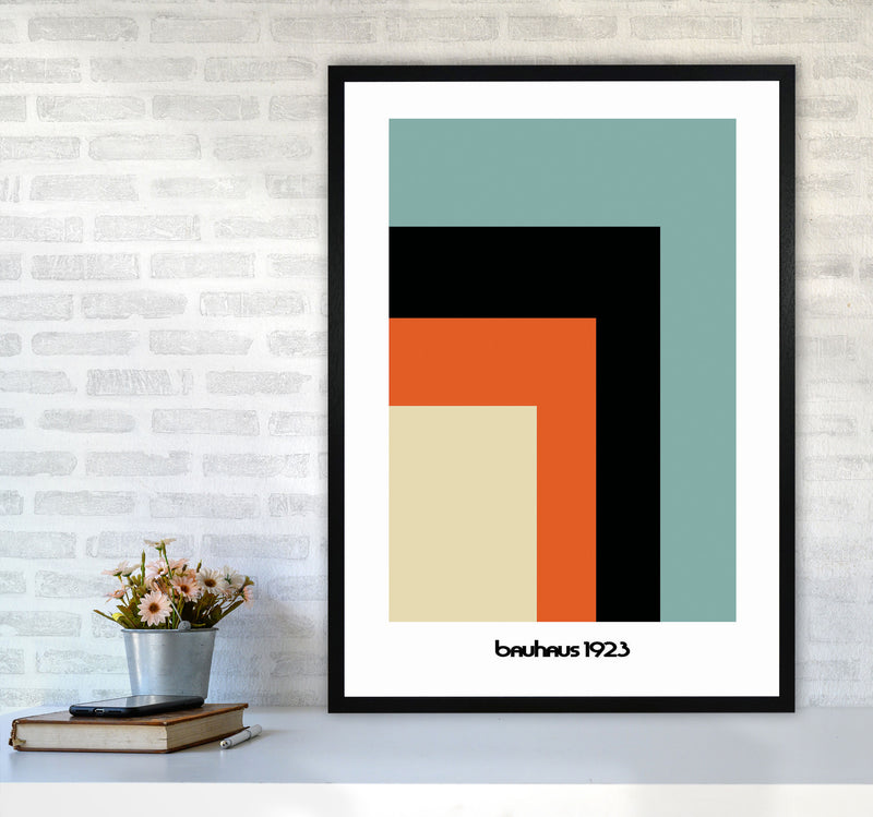 Bauhaus 1923 Art Print by Jason Stanley A1 White Frame