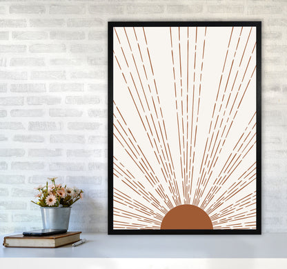 Light Beams Art Print by Jason Stanley A1 White Frame