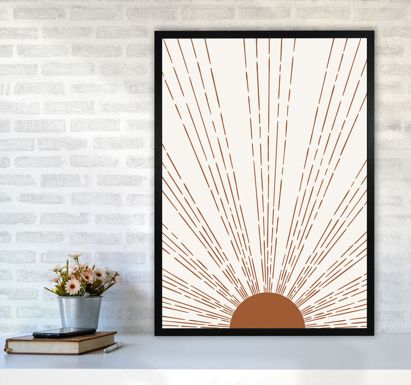 Light Beams Art Print by Jason Stanley A1 White Frame