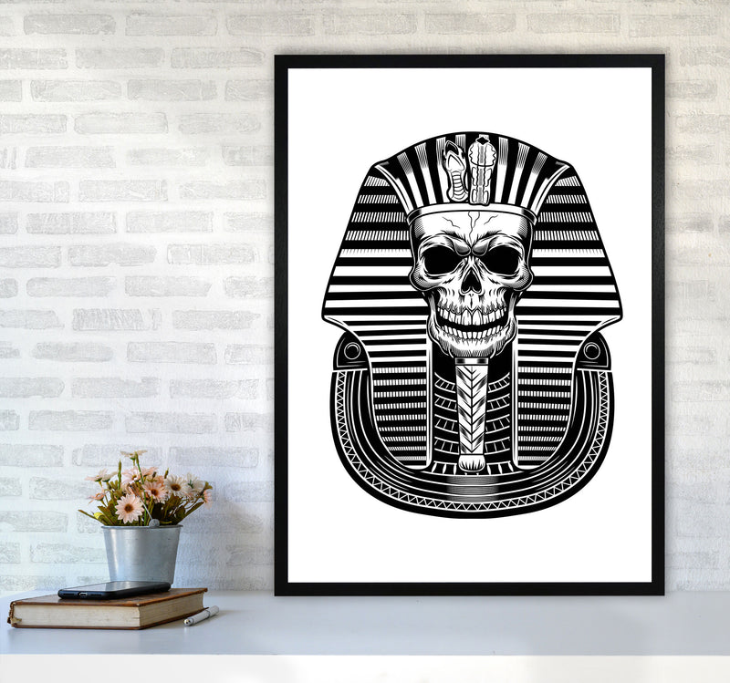 Pharoah Art Print by Jason Stanley A1 White Frame