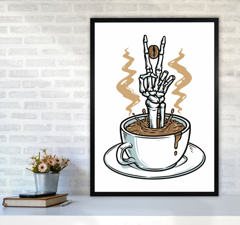Peace!! Art Print by Jason Stanley A1 White Frame