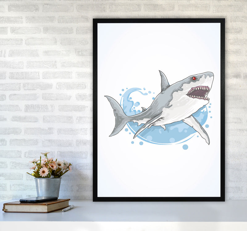 Rarrrrr!! Art Print by Jason Stanley A1 White Frame