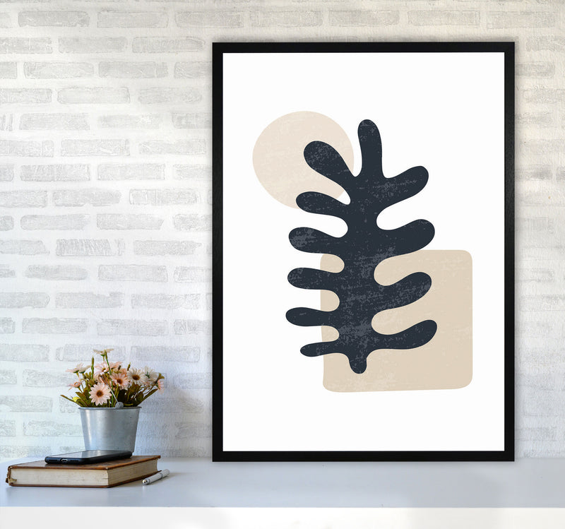 Minimal Abstract Algae III Art Print by Jason Stanley A1 White Frame