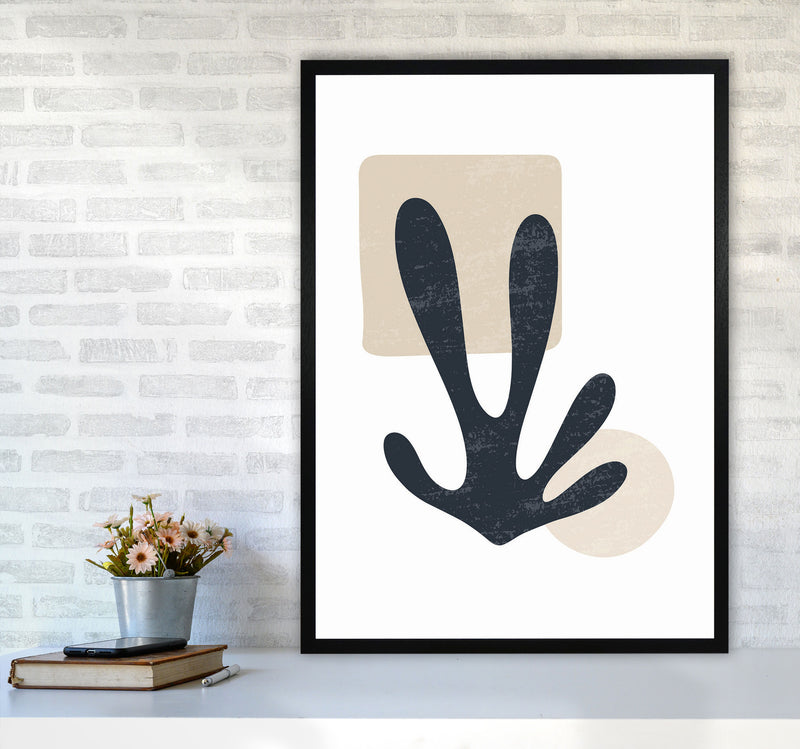 Minimal Abstract Algae II Art Print by Jason Stanley A1 White Frame