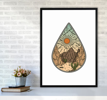 Desert Vibes II Art Print by Jason Stanley A1 White Frame