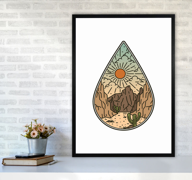 Desert Vibes II Art Print by Jason Stanley A1 White Frame