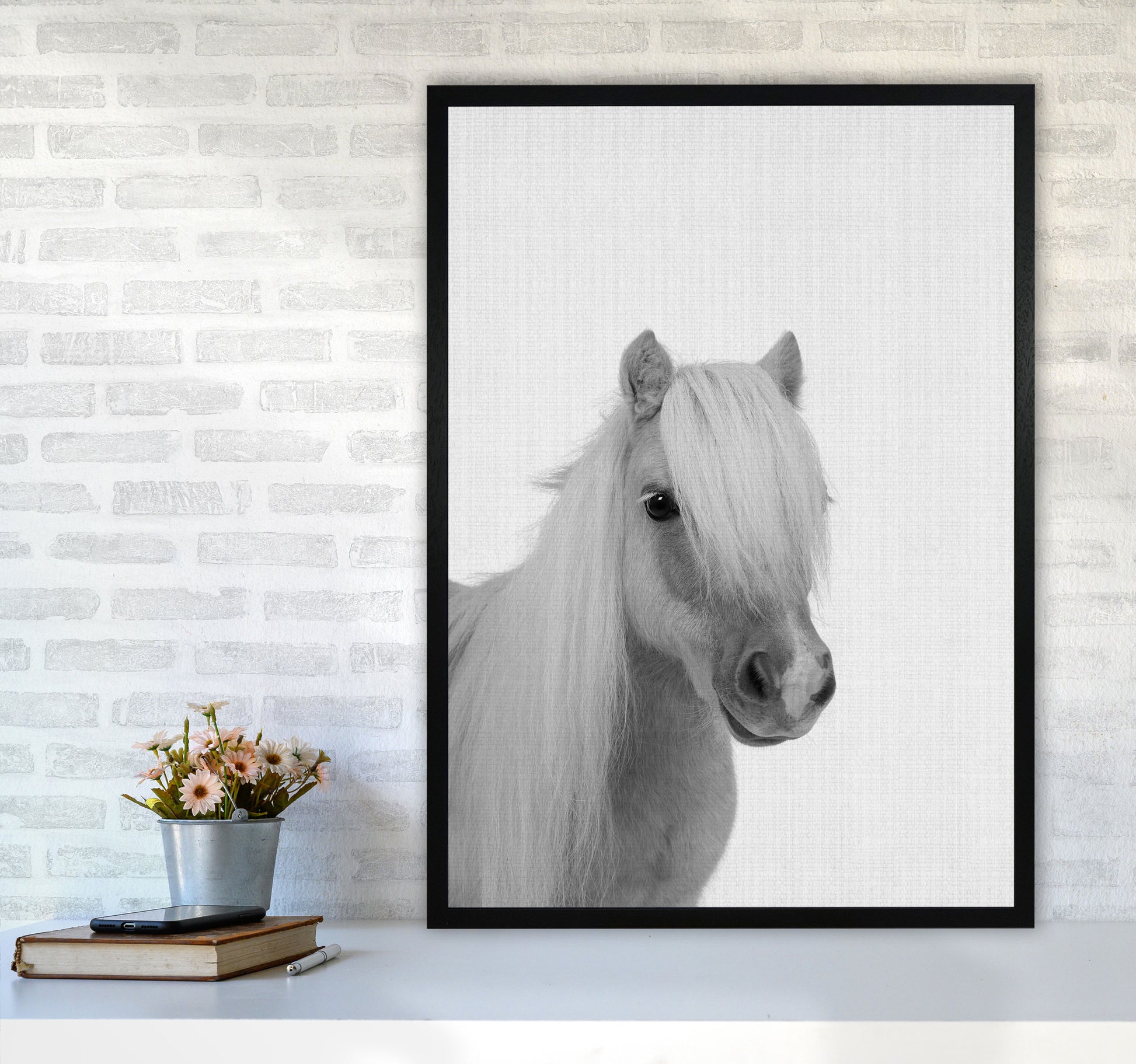 Stay Gold Pony Boy Art Print by Jason Stanley A1 White Frame