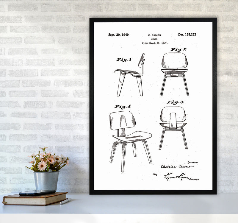 Chari Patent Art Print by Jason Stanley A1 White Frame