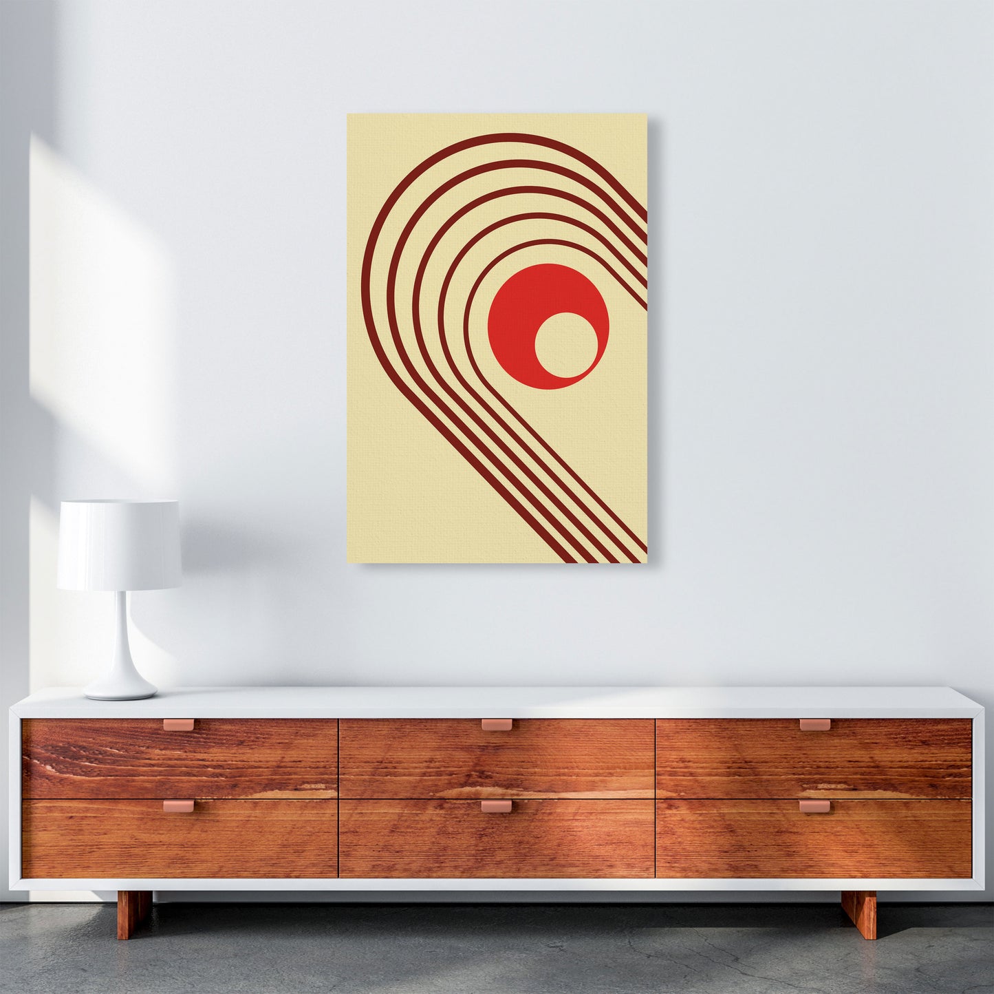 Minimal Geometric Series - 37 Art Print by Jason Stanley A1 Canvas