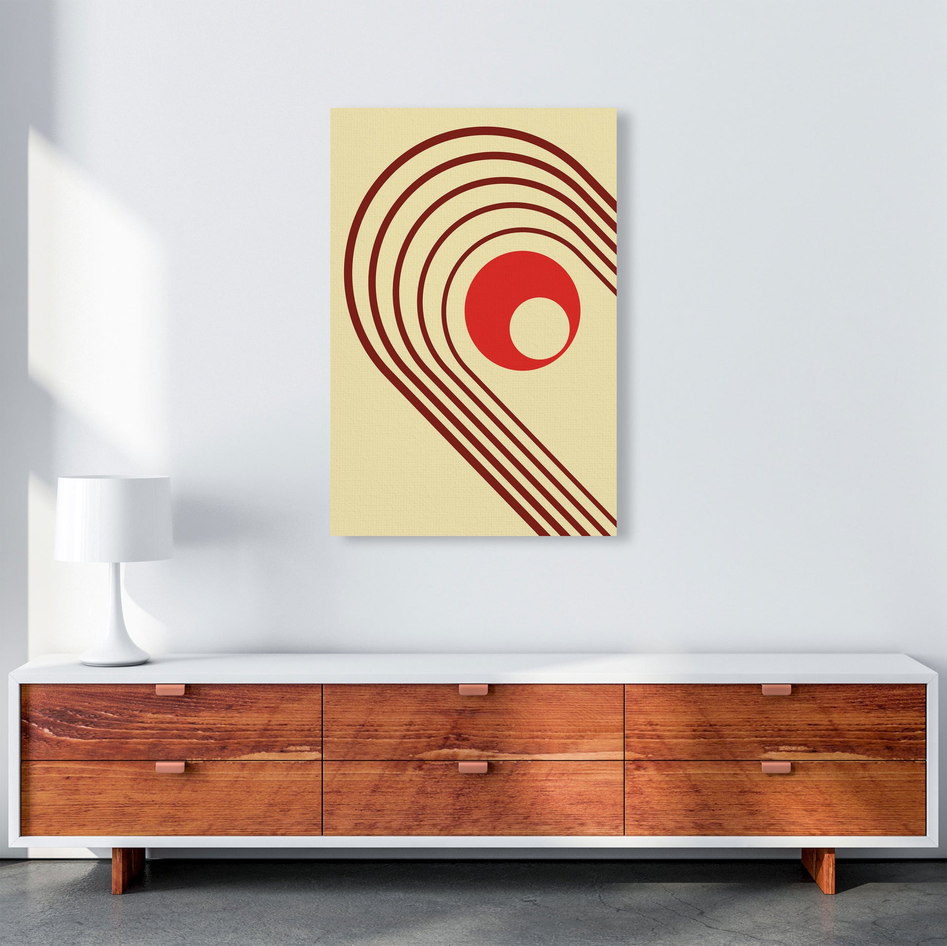 Minimal Geometric Series - 37 Art Print by Jason Stanley A1 Canvas