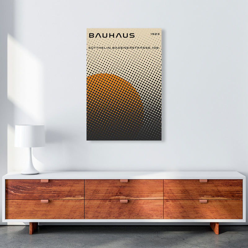 Bauhaus Geometric Yellow Vibe Art Print by Jason Stanley A1 Canvas