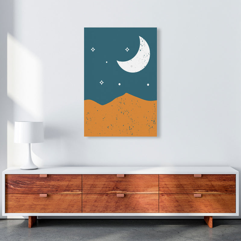 Moonrise Over The Mountain Art Print by Jason Stanley A1 Canvas