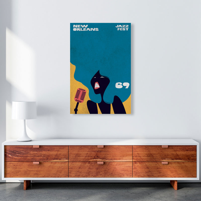 New Orleans Jazz Fest 1969 Art Print by Jason Stanley A1 Canvas