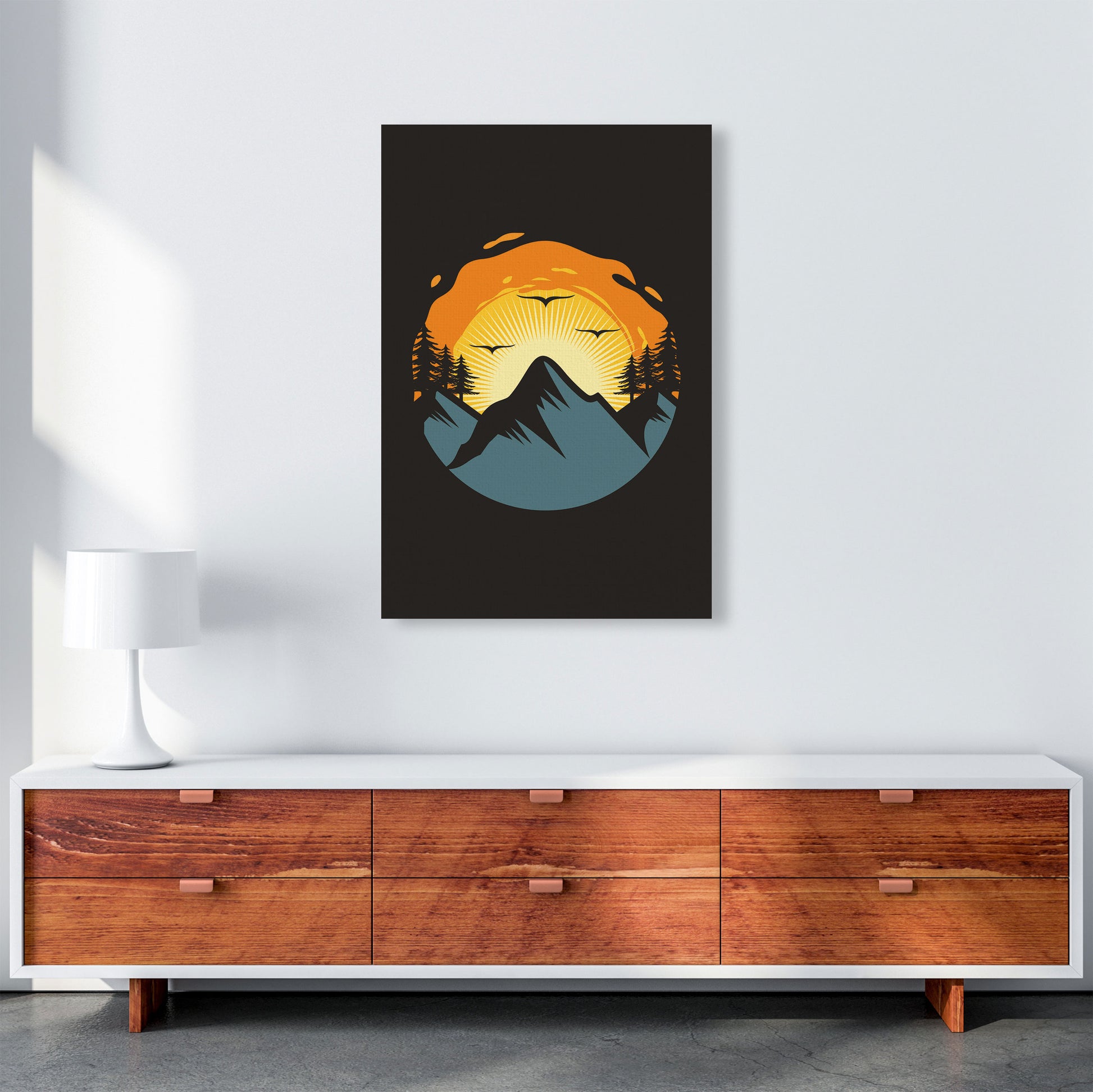 Sensets Are For The Birds Art Print by Jason Stanley A1 Canvas