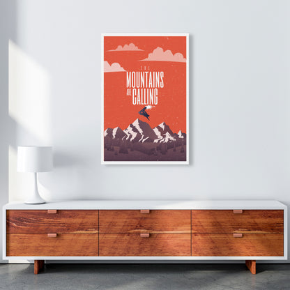 The Mountains Are Calling Art Print by Jason Stanley A1 Canvas