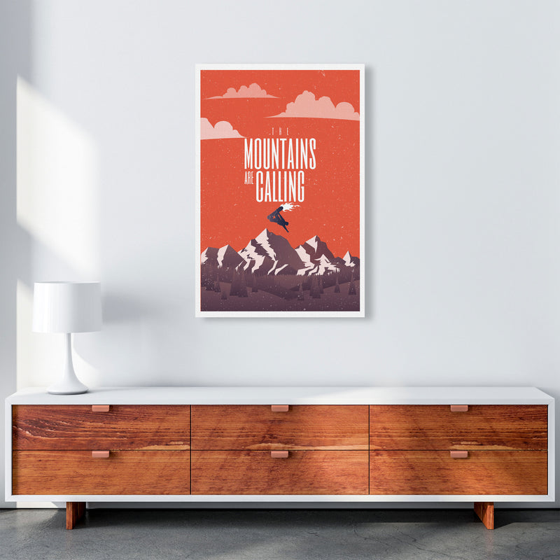 The Mountains Are Calling Art Print by Jason Stanley A1 Canvas