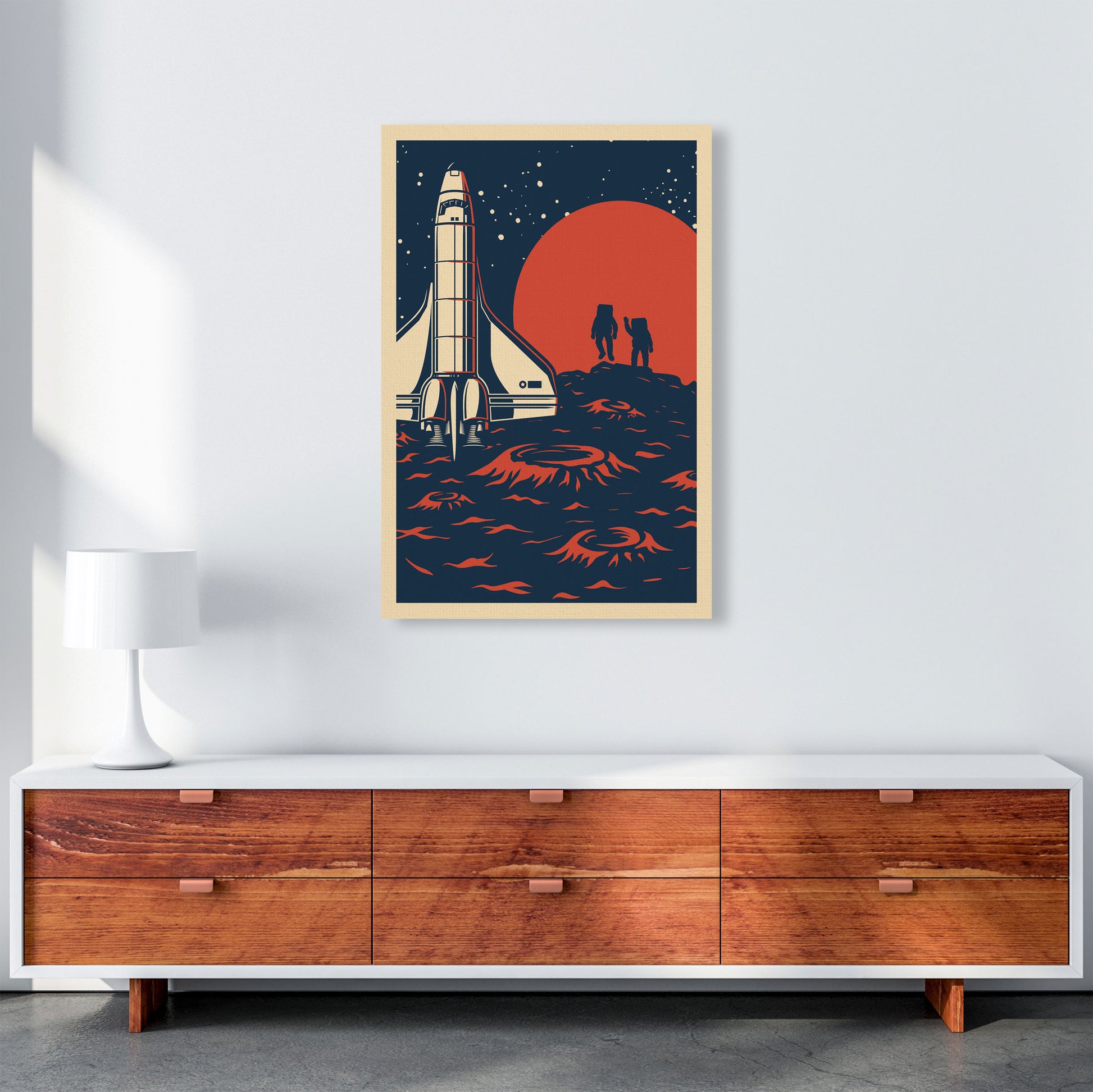 Outer Space Series - #10 Art Print by Jason Stanley A1 Canvas
