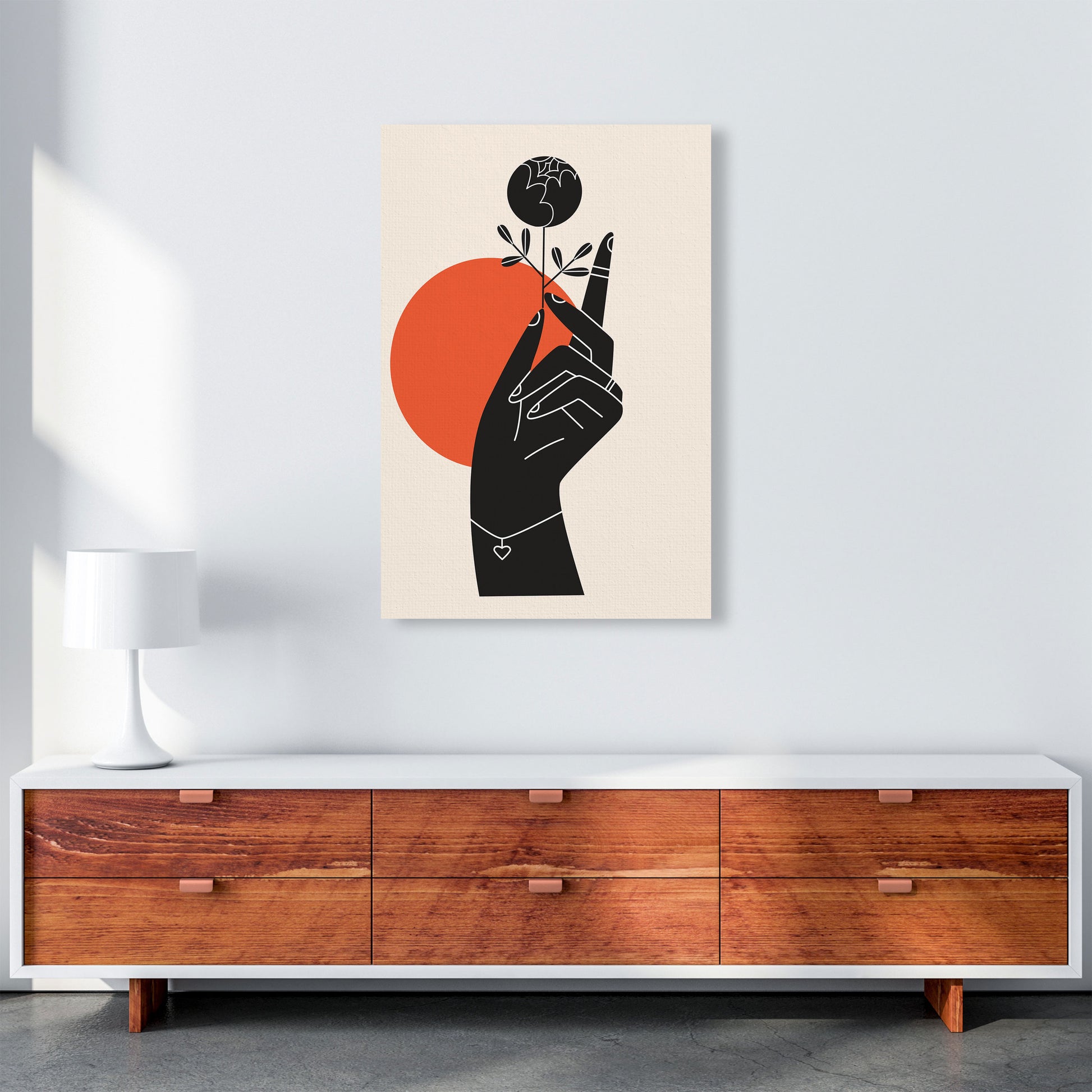 Minimalist Hand Drawing Art Print by Jason Stanley A1 Canvas