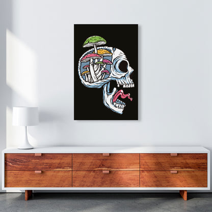 Head Full Of Mushrooms Art Print by Jason Stanley A1 Canvas