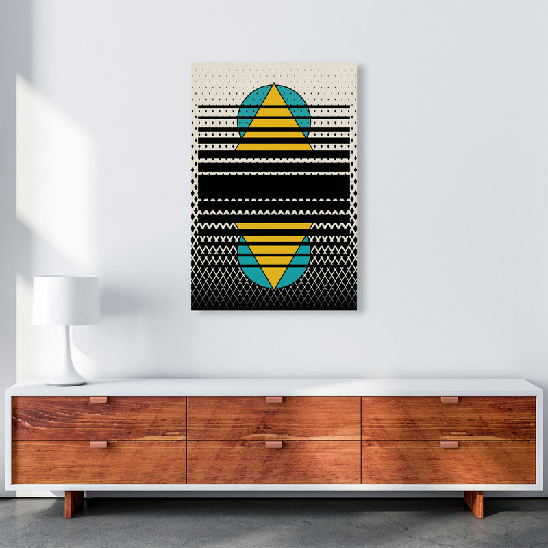 Geometric Suns Pattern Art Print by Jason Stanley A1 Canvas