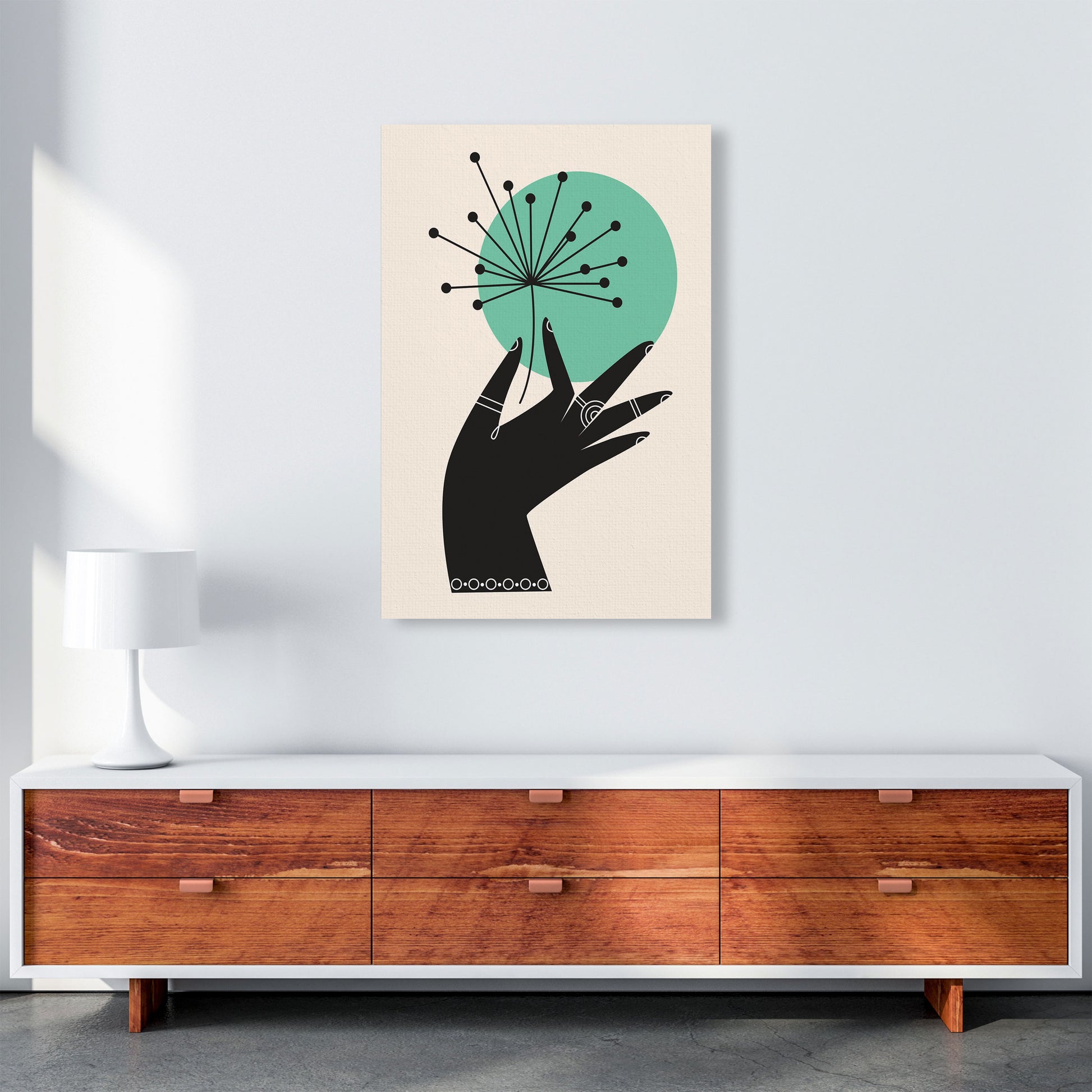 What A Pretty Flower Art Print by Jason Stanley A1 Canvas