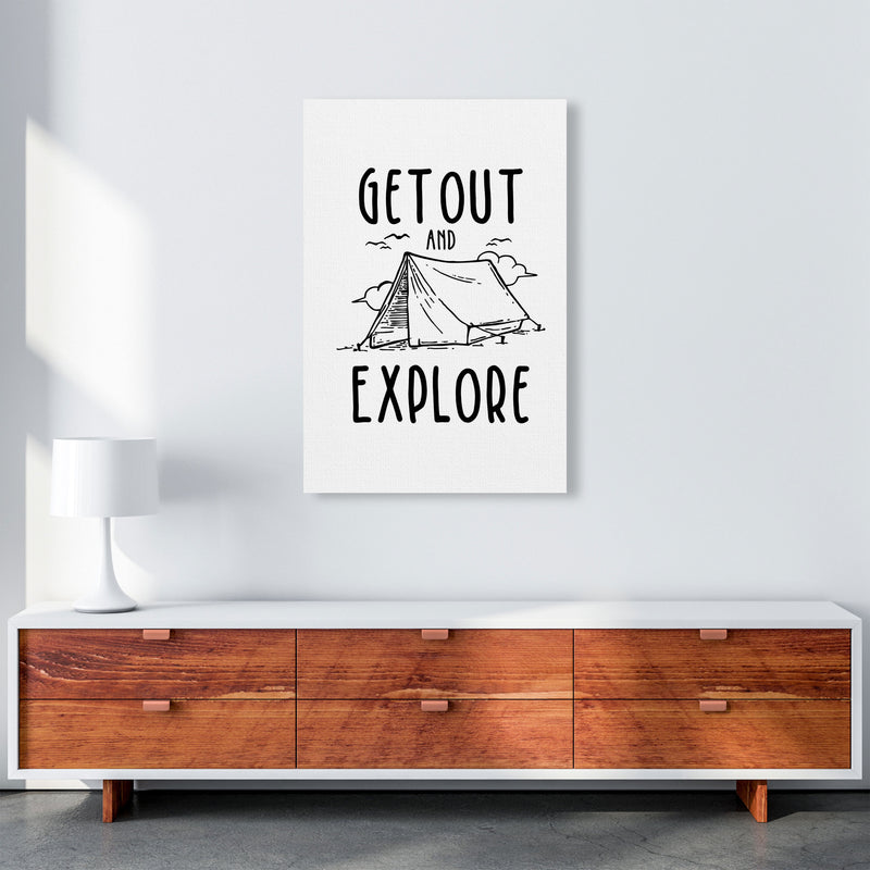 Get Out And Explore Art Print by Jason Stanley A1 Canvas