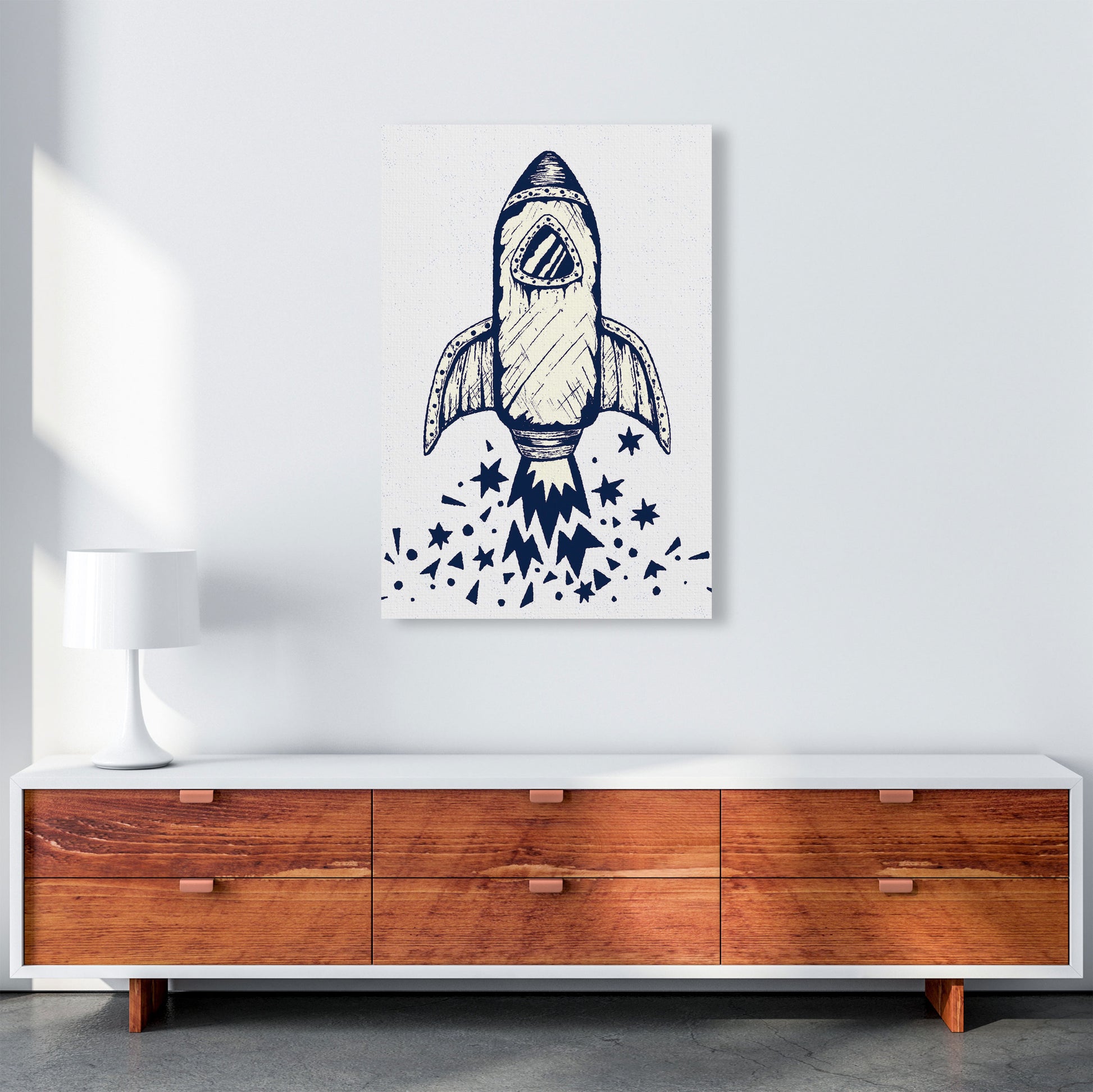 5-4-3-2-1-Blastoff Art Print by Jason Stanley A1 Canvas